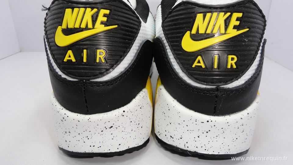 Noir Gris Et Jaune Air Max 90 Chaussures